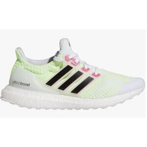 adidas Women's Ultraboost DNA, White, Black, Signal Green, 7.5